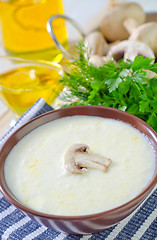 Image showing soup from mushroom