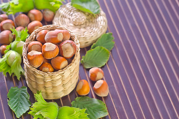 Image showing hazelnuts