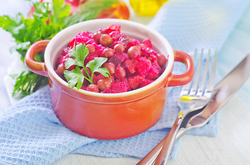 Image showing salad with beet