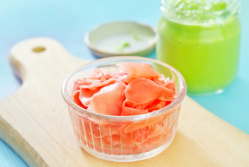 Image showing ginger with wasabi