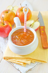 Image showing apples and jam