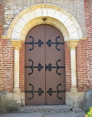 Image showing entrance church door