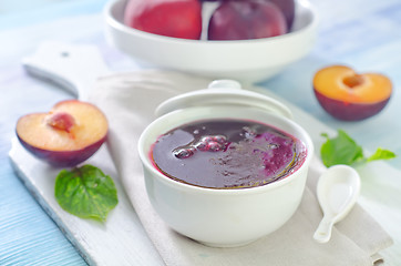 Image showing plum jam