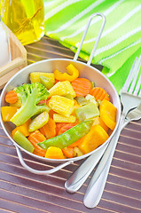 Image showing fried vegetables