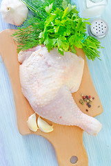 Image showing chicken leg