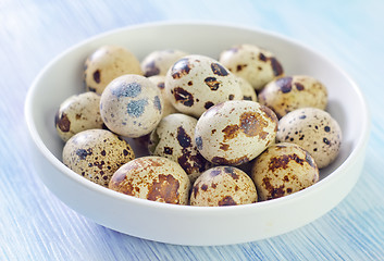 Image showing quail eggs