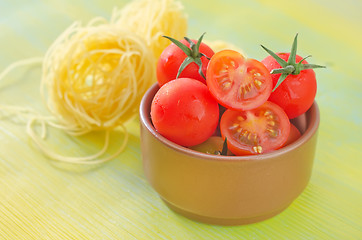 Image showing pasta and tomato