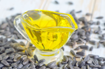 Image showing sunflower oil