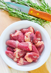 Image showing chicken hearts