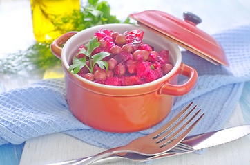 Image showing salad with beet