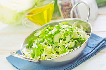Image showing salad from cabbage