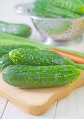 Image showing cucumbers