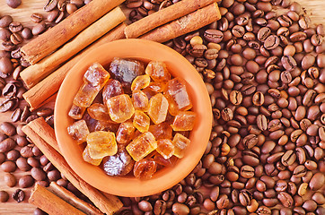 Image showing sugar and coffee
