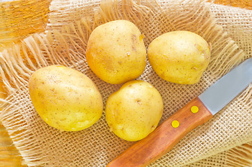 Image showing raw potato