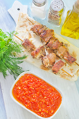 Image showing sauce for kebab