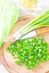 Image showing green onion