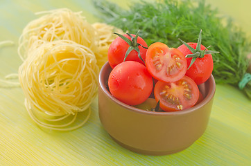 Image showing pasta and tomato