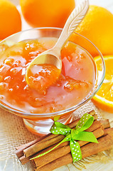 Image showing orange jam