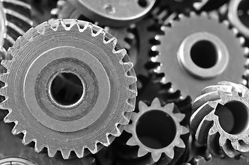 Image showing gears,nuts and bolts