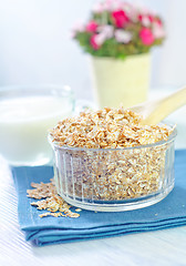 Image showing oat flakes