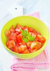 Image showing salad from tomato