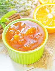 Image showing orange jam