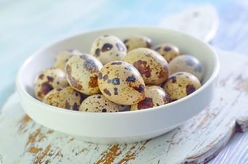 Image showing quail eggs