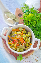 Image showing baked vegetables