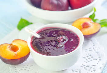 Image showing plum jam