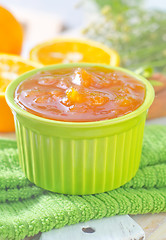 Image showing orange jam