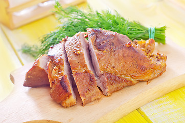 Image showing baked meat