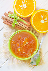 Image showing orange jam
