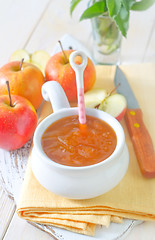 Image showing apples and jam