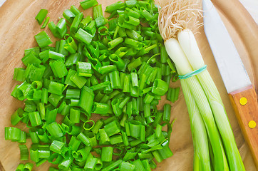 Image showing green onion