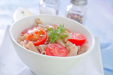 Image showing pasta and tomato