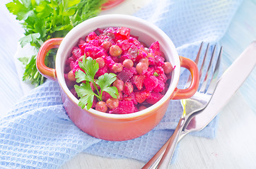 Image showing salad with beet