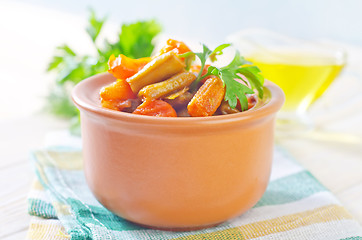 Image showing baked vegetables