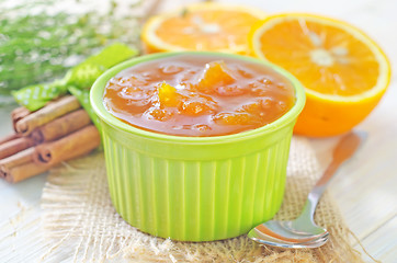 Image showing orange jam