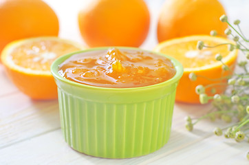 Image showing orange jam