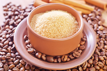 Image showing sugar and coffee