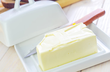 Image showing butter and bread