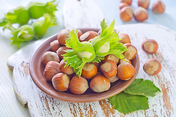 Image showing hazelnuts