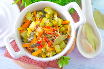 Image showing baked vegetables