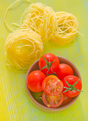 Image showing pasta and tomato