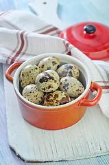 Image showing quail eggs