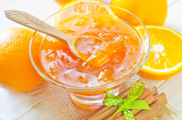 Image showing orange jam