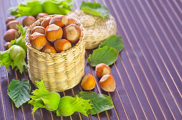 Image showing hazelnuts