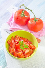 Image showing salad from tomato