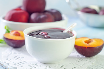 Image showing plum jam