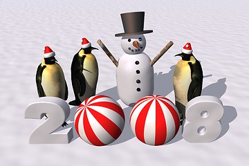 Image showing New Year 2008